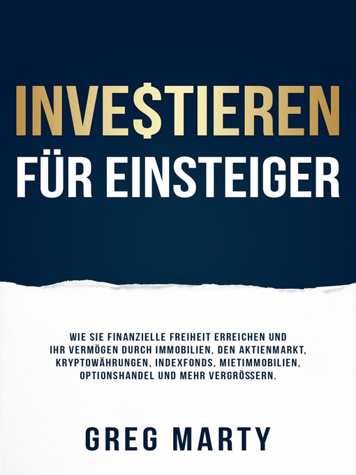 Title details for Investieren für Einsteiger by Greg Marty - Available